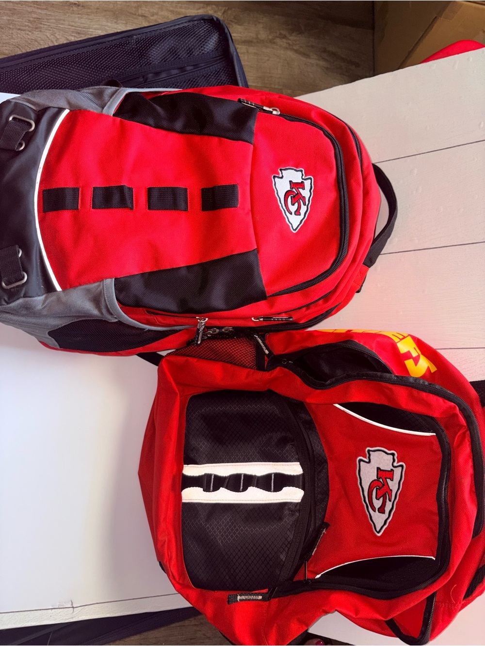 Kansas City Chiefs Northwest Red and Black Backpacks (2)